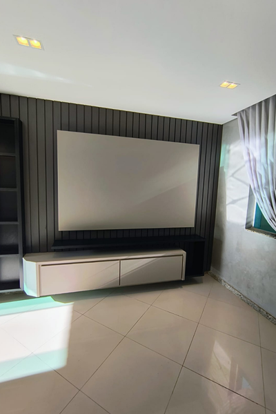 Painel de TV rack suspenso